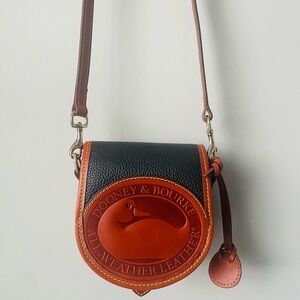 Dooney & Bourke Navy All Weather Pebbled Crossbody Bag